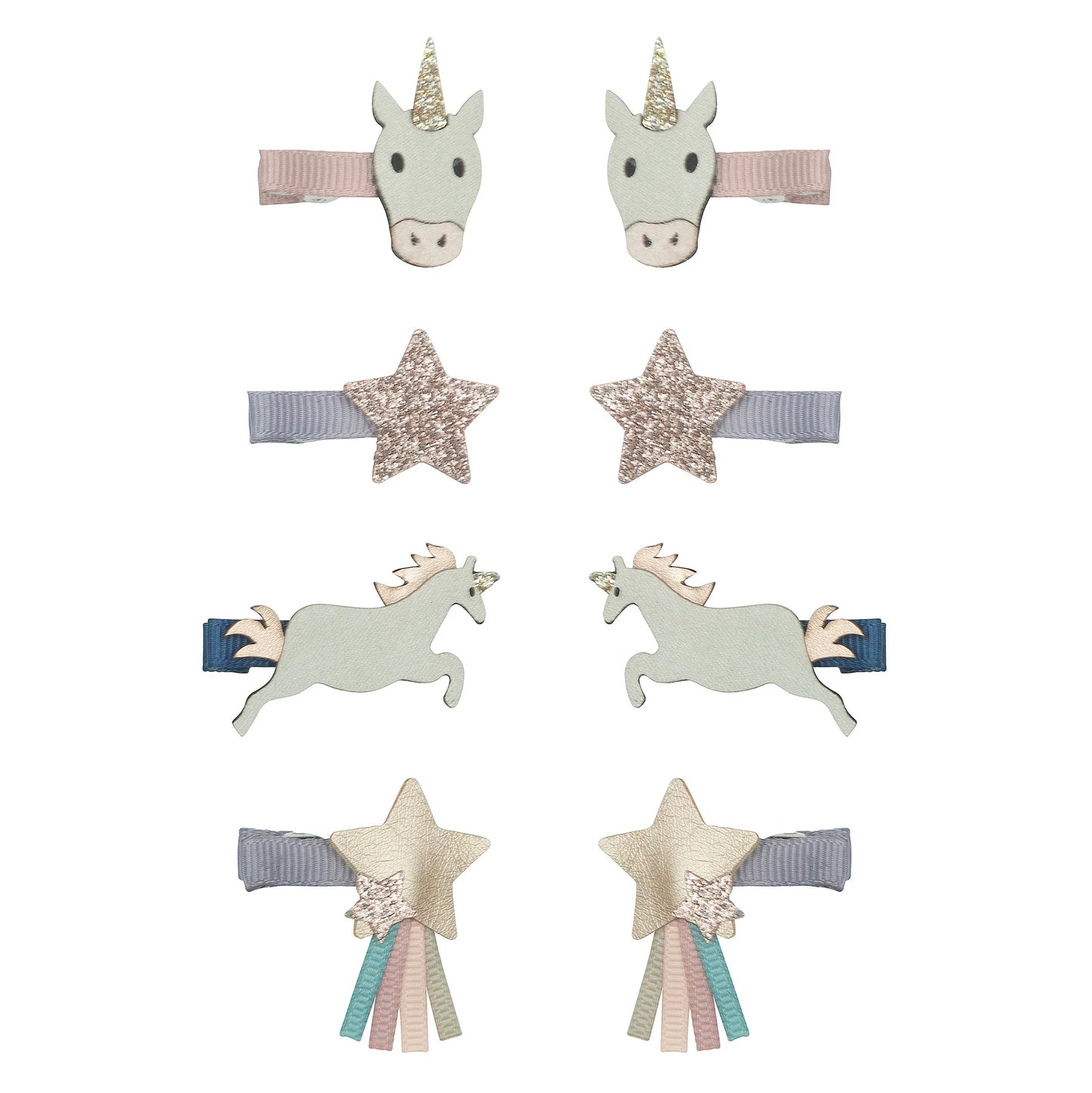 Unicorn Mini Clips | Gold