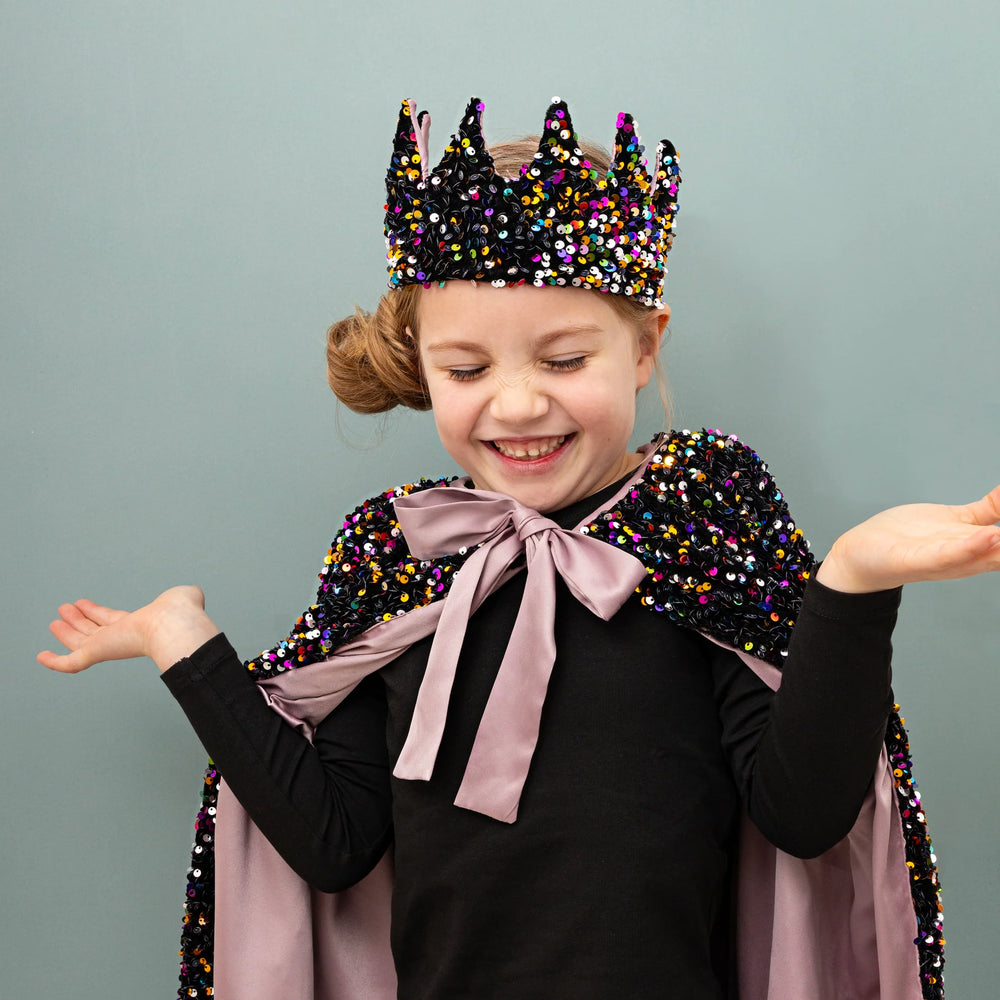 Rainbow Sequin Crown