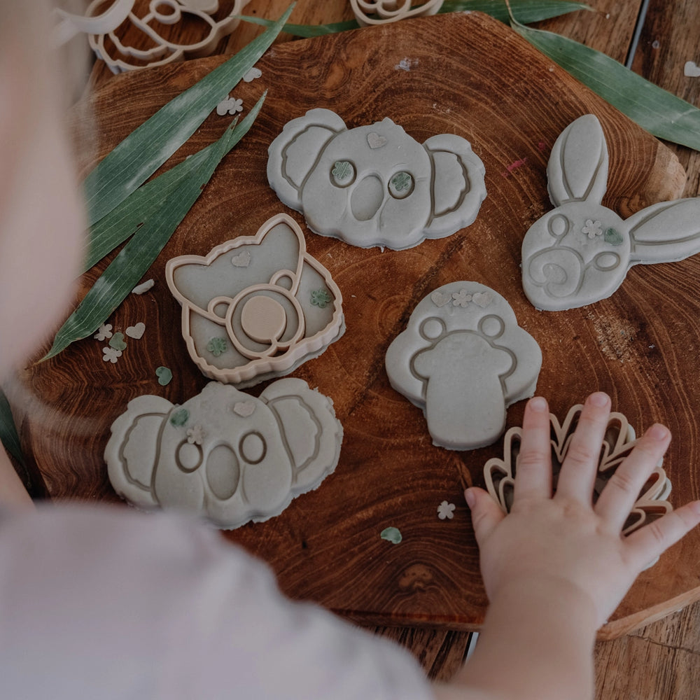 Eco Cutter Set | Aussie Animal Face Playdough