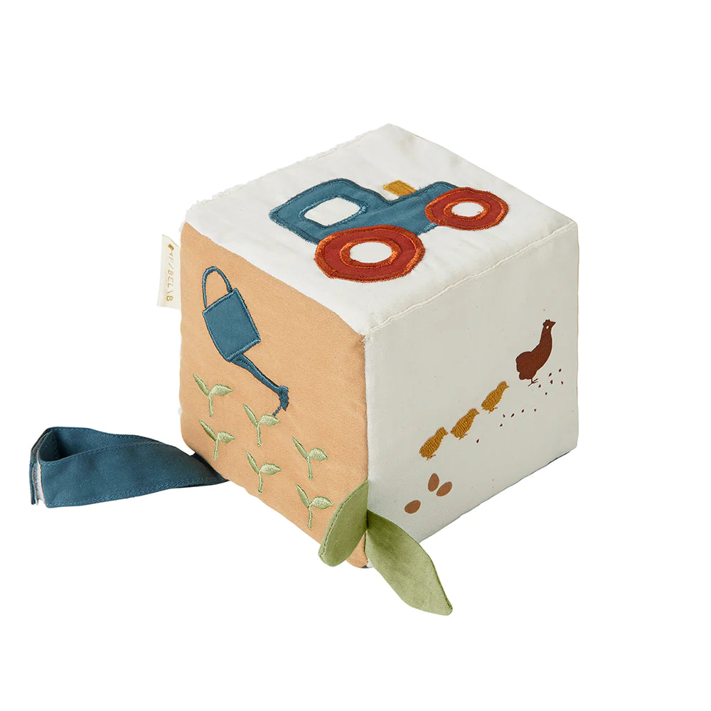 Little Farm Fabric Cube