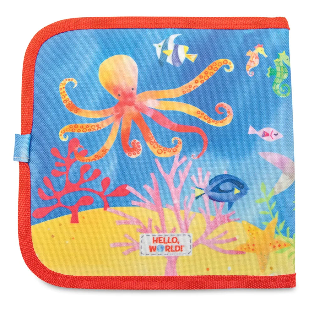 Doodle It & Go Erasable Book | Hello World | Ocean