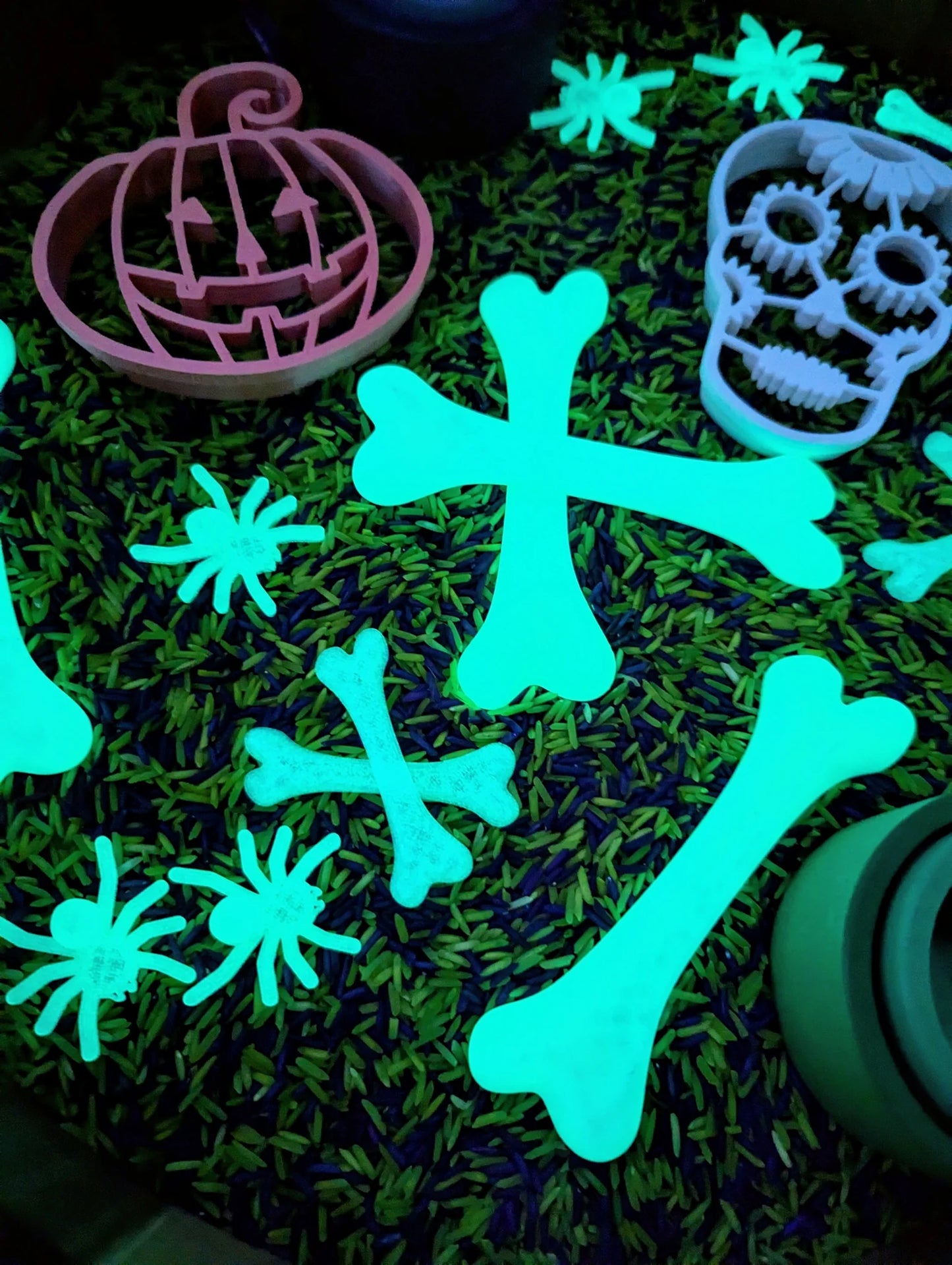 Glow In The Dark Spiders