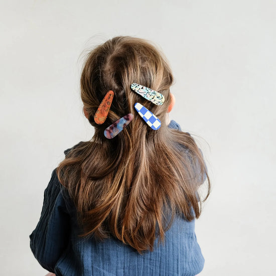 Mixed Acetate Hair Clips